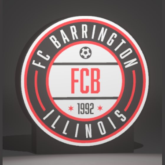FC Barrington Illinois round crest lightbox